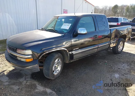 2002 Chevrolet Silverado 1500 Lt из США, поврежденный, VIN 2GCEC19T521323435